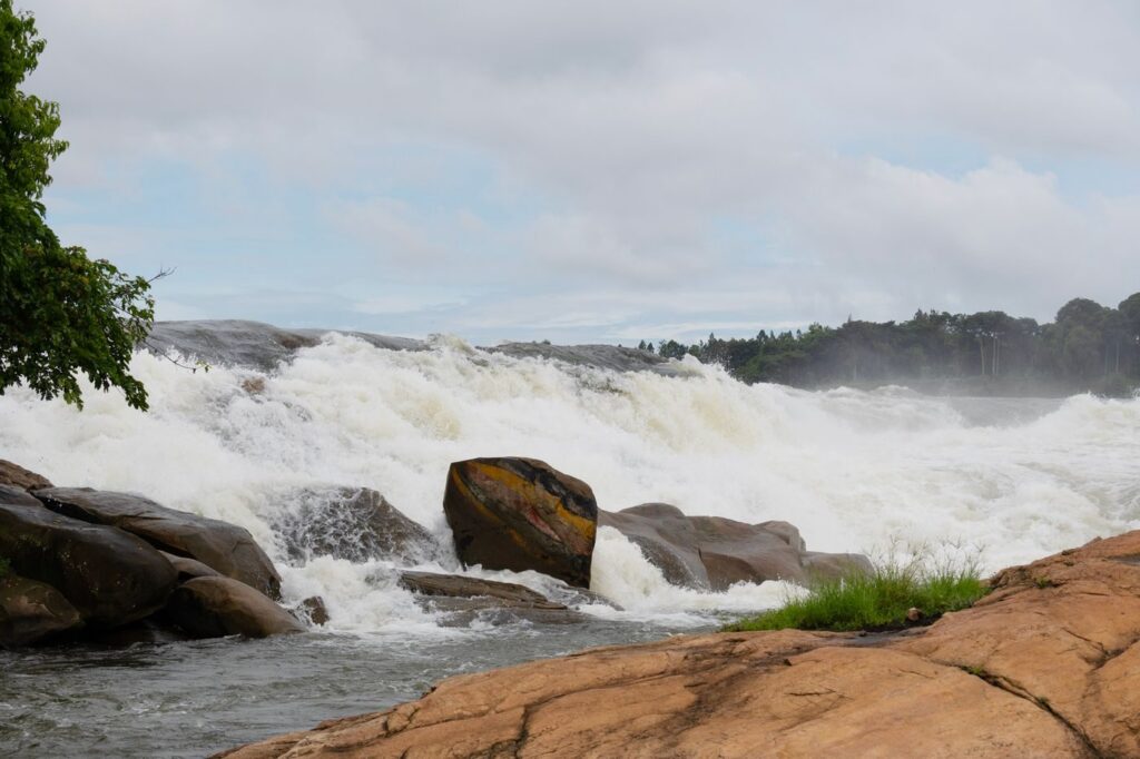 Rapids on the River Nile near Jinja